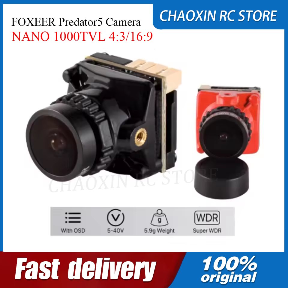 Drone Battery - FOXEER Predator5 Camera NANO 1000TVL 4:3/16:9