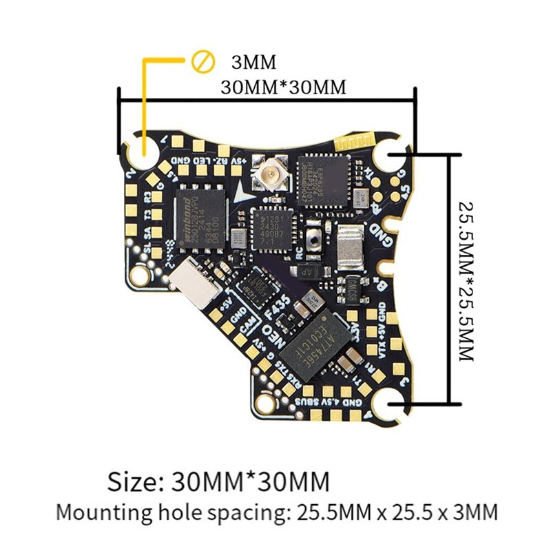 FBIL-F435 NEO 1S AIO Flight Co - огляд і ціна Drone Esc