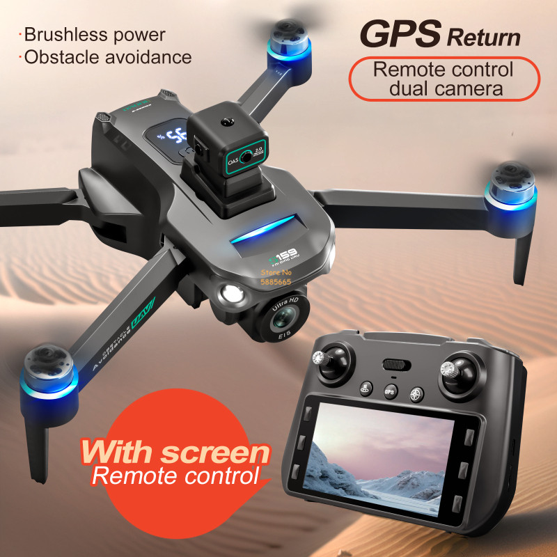 8K Dual Camera 5G WIFI FPV Rem - огляд і ціна Drone Gps Module