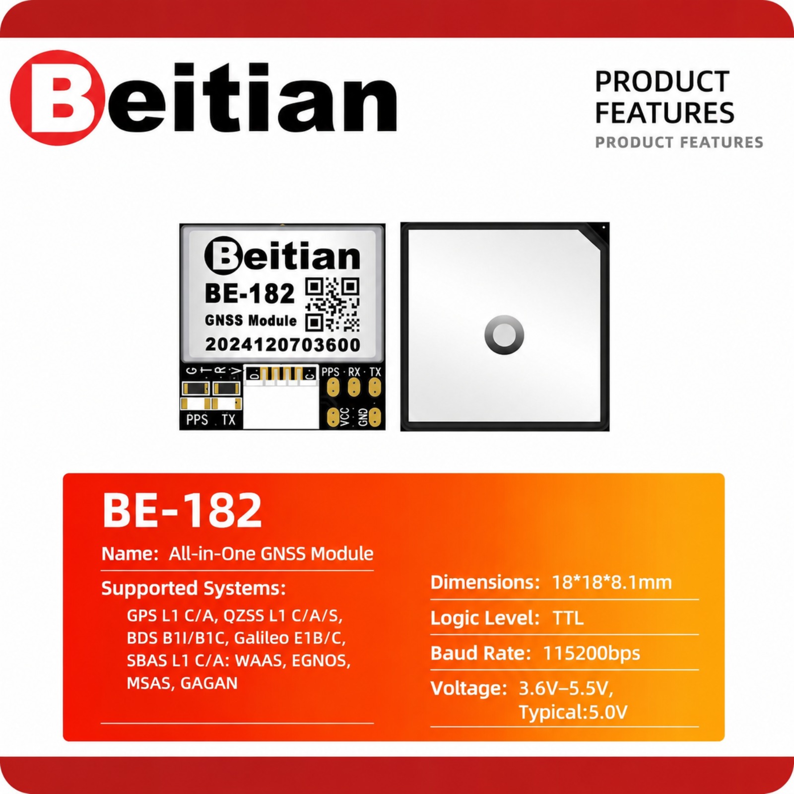 Beitian M10 Triple Mode GNSS C - огляд і ціна Drone Gps Module