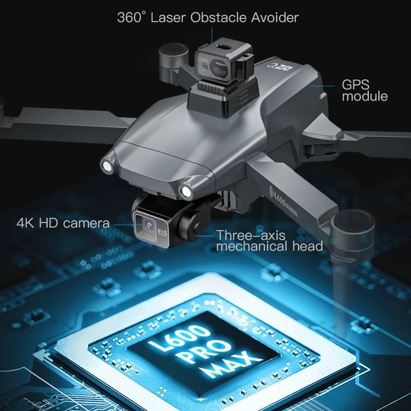 L600 PRO MAX GPS Drone Profess - огляд і ціна Drone Gimbal