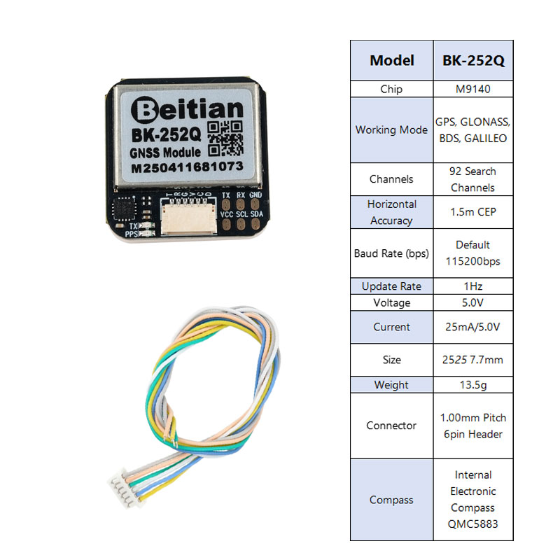 Beitian BK-252Q GPS GNSS Modul - огляд і ціна Drone Gps Module